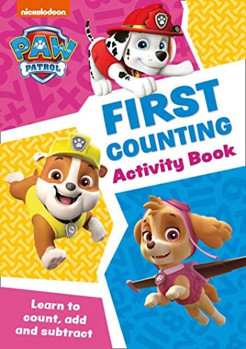 Front Cover Of Paw Patrol First Counting Activity Bk