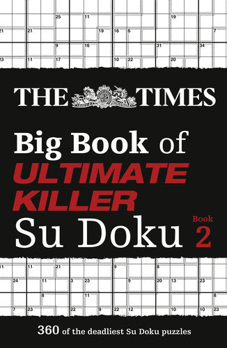 Front Cover Of Times Big Book Of Ultimate Killer Sudoku 2