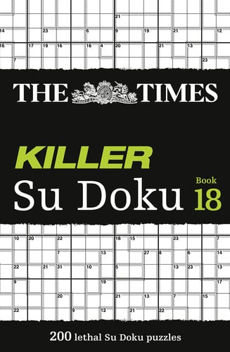 Front Cover Of Times Killer Su Doku Book 18 Pb