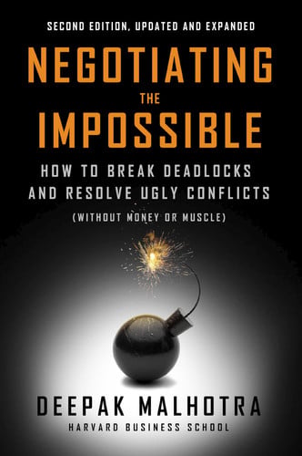 Front Cover Of Negotiating the Impossible
