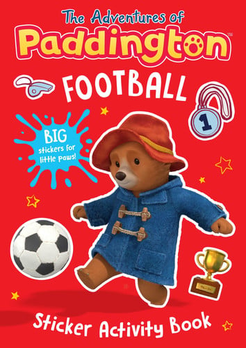 Front Cover Of Adventures Of Paddington Football Sticke
