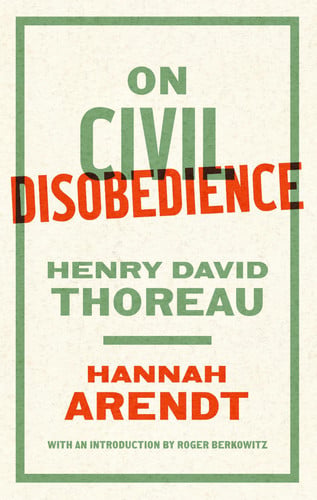 Front Cover Of On Civil Disobedience