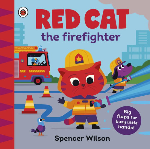 Front Cover Of Red Cat the Firefighter BB