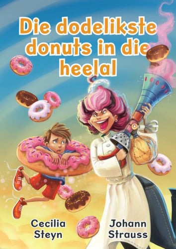 Front Cover Of Die dodelikste donuts in die heelal