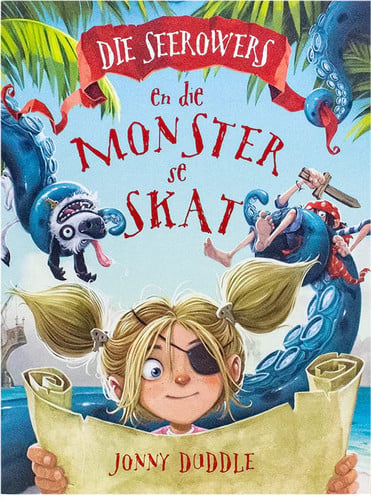 Front Cover Of Die seerowers 3: Die seerowers en die monster se skat