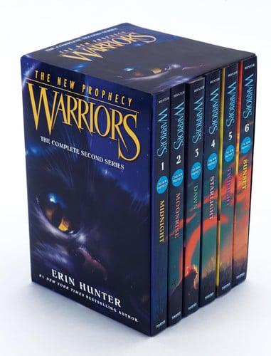 Front Cover Of Warriors New Prophecy Vol 1 To 6 Box Set Pb