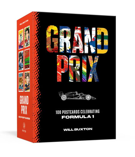 Front Cover Of Grand Prix Postcards