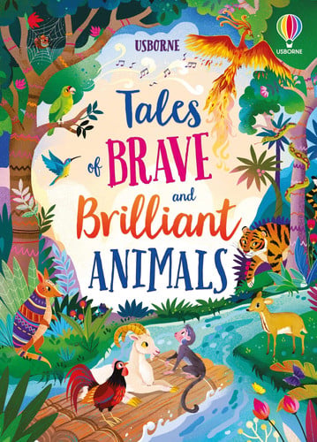 Front Cover Of Tales of Brave & Brilliant Animals