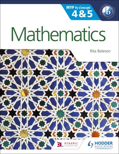 Front Cover Of Mathematics For Ib Myp 4-5