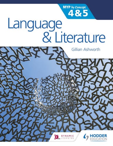 Front Cover Of Language And Literature For Ib Myp 4-5