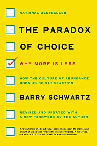 Front Cover Of Paradox Of Choice Tpb