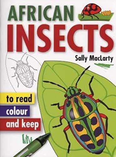 Front Cover Of Read, Colour & Keep: African Insects