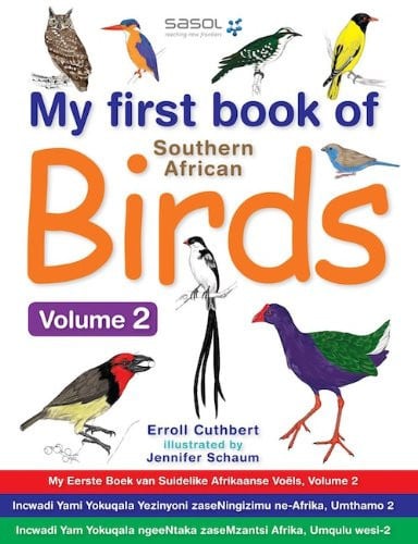 Front Cover Of My First Book: SA Birds V2