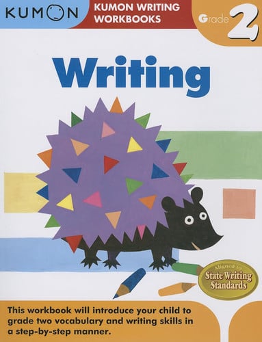 Front Cover Of Kumon Writing Workbook Grade 2