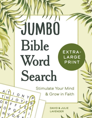 Front Cover Of Jumbo Bible Word Search
