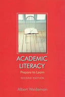 Front Cover Of Academic literacy – prepare to learn 2/e