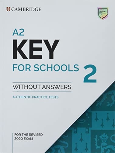Front Cover Of A2 Key for Schools 2 Student's Book without Answers