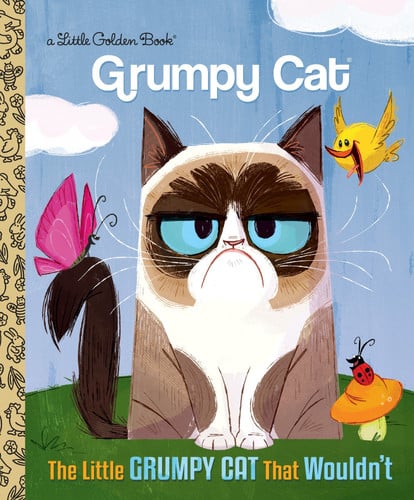 Front Cover Of Little Grumpy Cat that Wouldnt