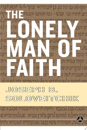 Front Cover Of Lonely Man Of Faith