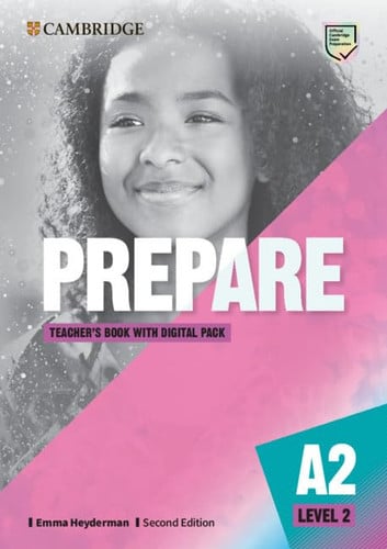 Front Cover Of Prepare Level 2 Teacher's Book with Digital Pack