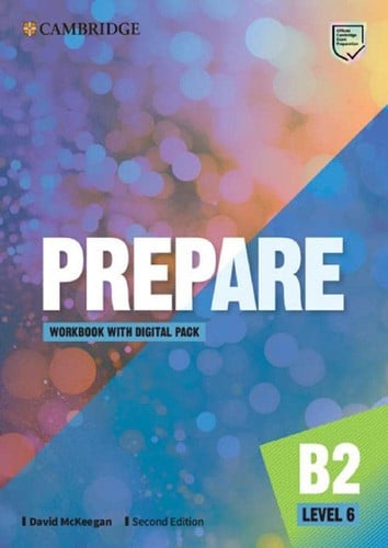 Front Cover Of Prepare Level 6 Workbook with Digital Pack