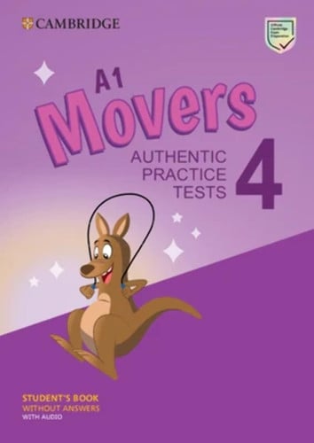 Front Cover Of A1 Movers 4 Student's Book without Answers with Audio
