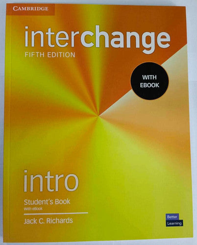 Front Cover Of Interchange Intro Student's Book with eBook