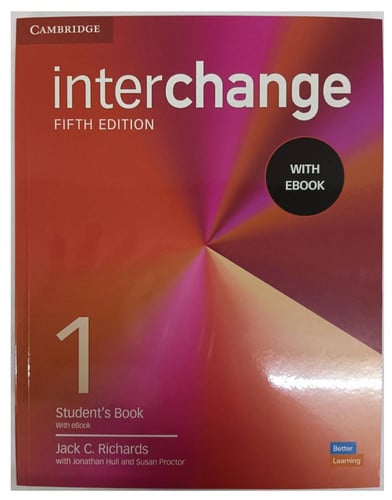 Front Cover Of Interchange Level 1 Student's Book with eBook