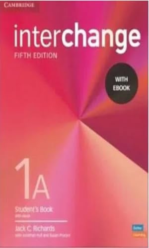 Front Cover Of Interchange Level 1A Student's Book with eBook