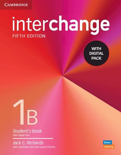 Front Cover Of Interchange Level 1B Student's Book with Digital Pack