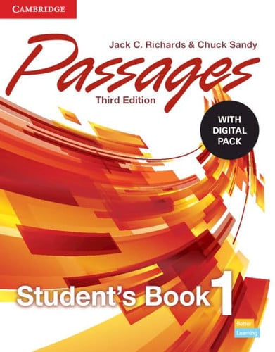 Front Cover Of Passages Level 1 Student's Book with Digital Pack
