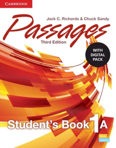 Front Cover Of Passages Level 1 Student's Book A with Digital Pack