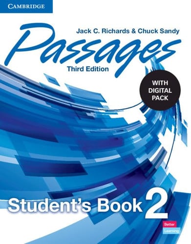Front Cover Of Passages Level 2 Student's Book with Digital Pack