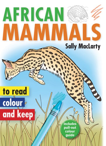 Front Cover Of Read, Colour & Keep: African Mammals