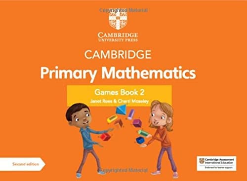 Front Cover Of Cambridge Primary Mathematics Games Book 2 with Digital Access