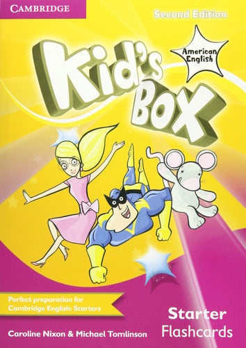 Front Cover Of Kid's Box American English Starter Flashcards pack of 78