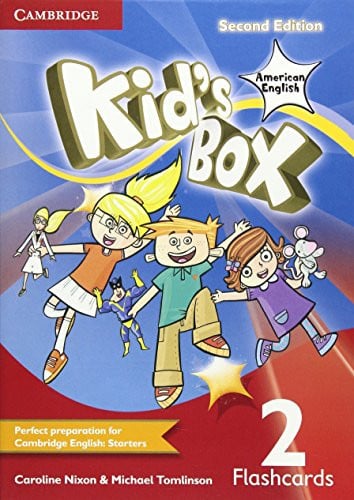 Front Cover Of Kid's Box American English Level 2 Flashcards pack of 103