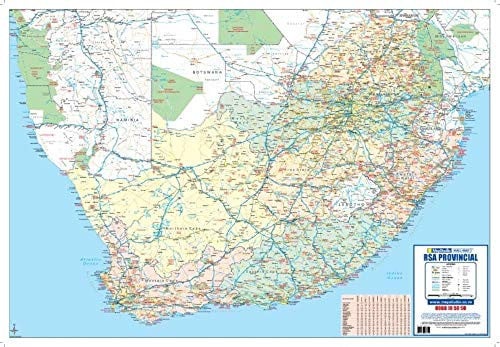 Front Cover Of South Africa Poster In Tube