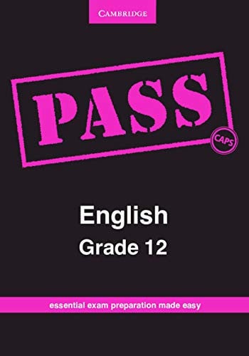 Front Cover Of PASS English Grade 12
