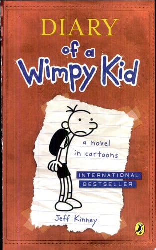 Front Cover Of Diary Wimpy Kid 01