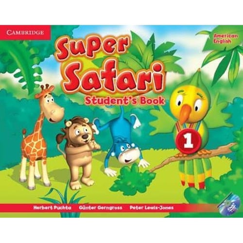 Front Cover Of Super Safari American English Level 1 Student's Book with DVD ROM