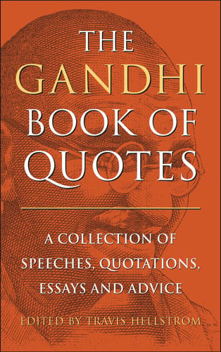 Front Cover Of Gandhi Book of Quotes