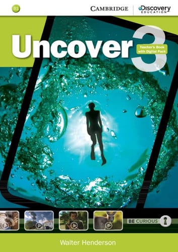 Front Cover Of Uncover Level 3 Teacher's Book with Digital Pack