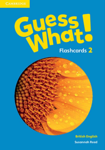 Front Cover Of Guess What Level 2 Flashcards pack of 91 British English