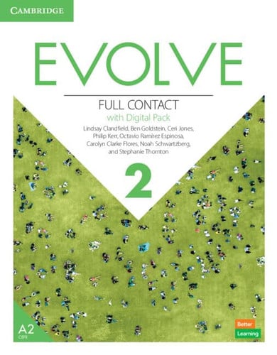 Front Cover Of Evolve Level 2 Full Contact with Digital Pack