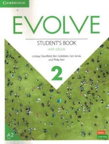 Front Cover Of Evolve Level 2 Student's Book with eBook