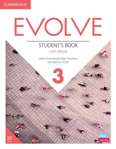 Front Cover Of Evolve Level 3 Student's Book with eBook