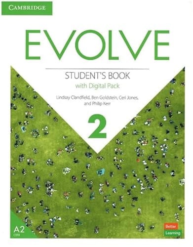 Front Cover Of Evolve Level 2 Student's Book with Digital Pack