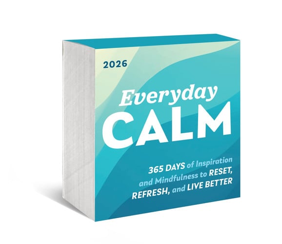 Front Cover Of 2026 Everyday Calm Boxed Calendar