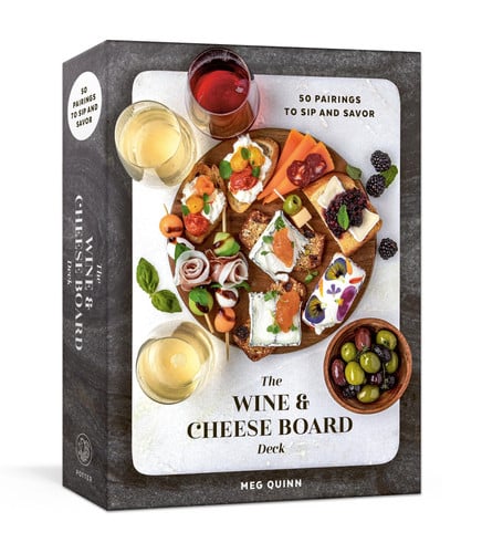 Front Cover Of Wine and Cheese Board Deck
